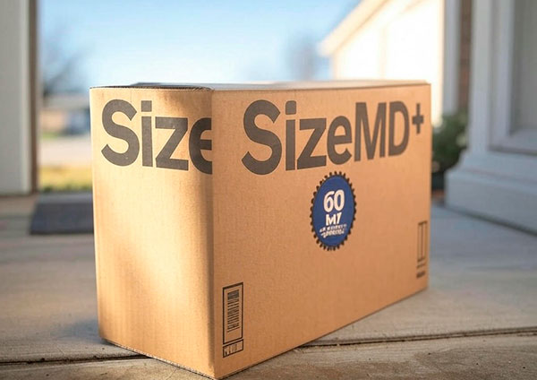 fast delivery when you order SizeMD+ online